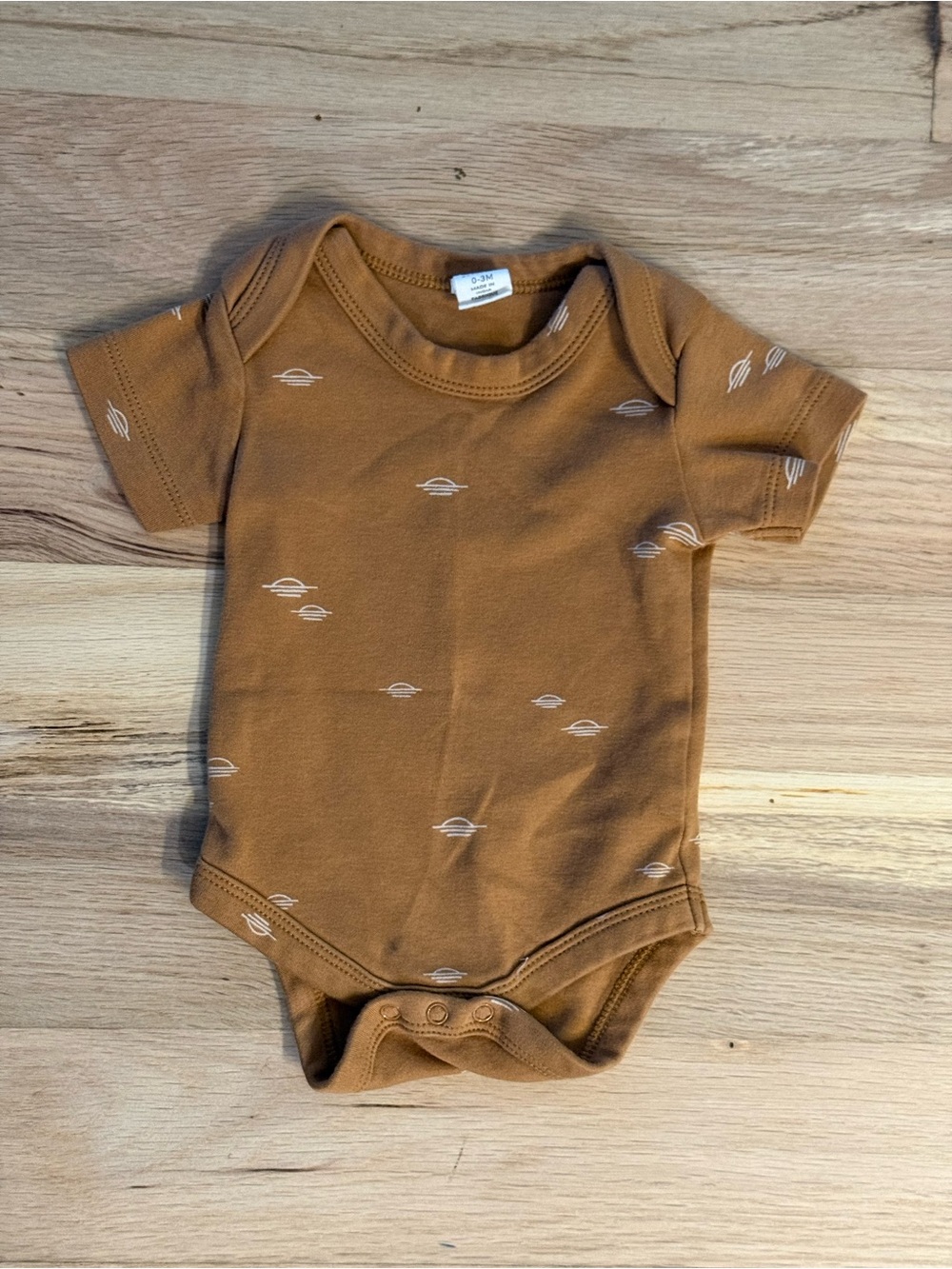 Colored Organics brown One-Piece Bodysuit